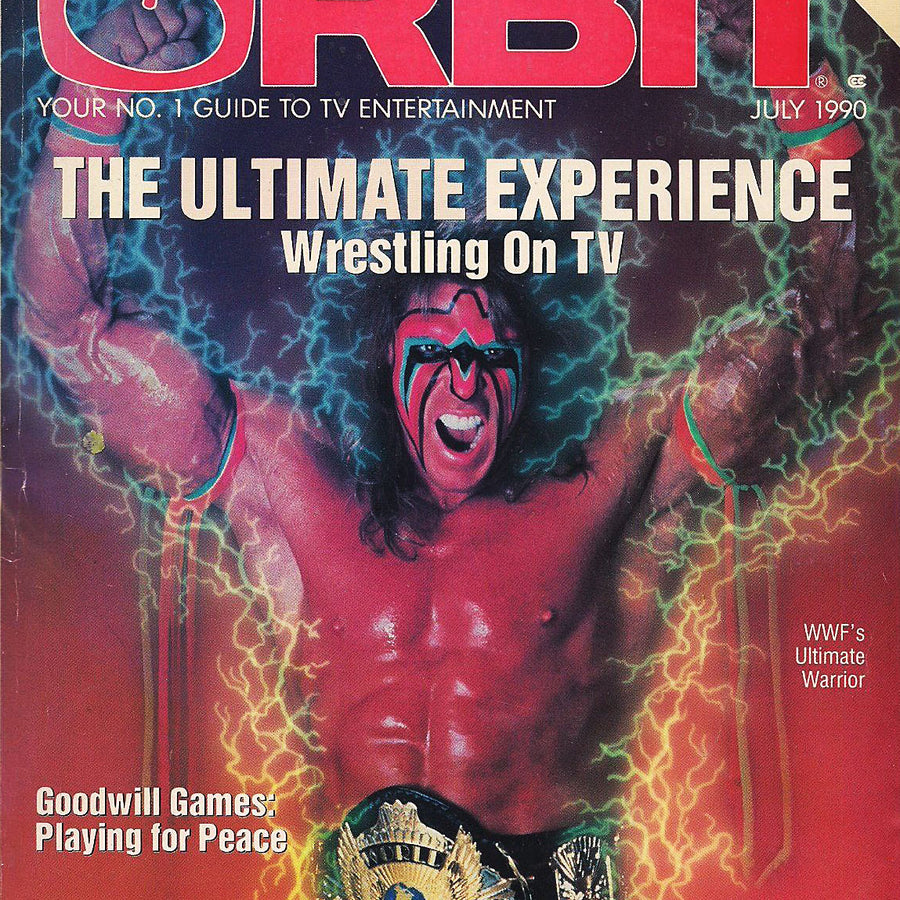 Satellite Orbit July 1990 The Ultimate Warrior Magazine PWcatalog