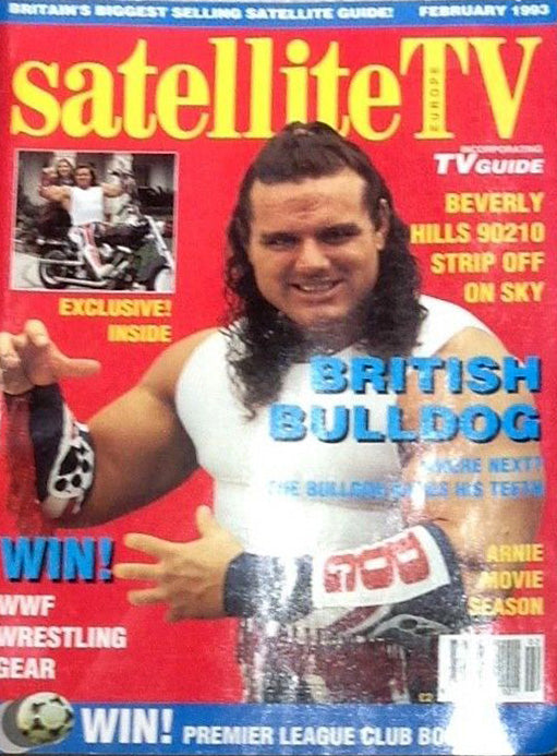 Satellite TV February 1993 The British Bulldog Magazine PWcatalog