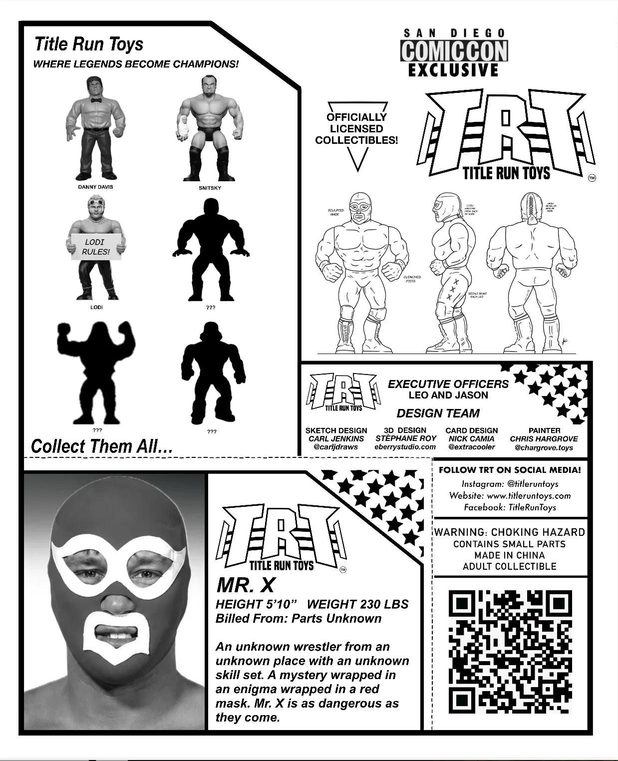 Title Run Toys Mr. X SDCC 2026 Exclusive
