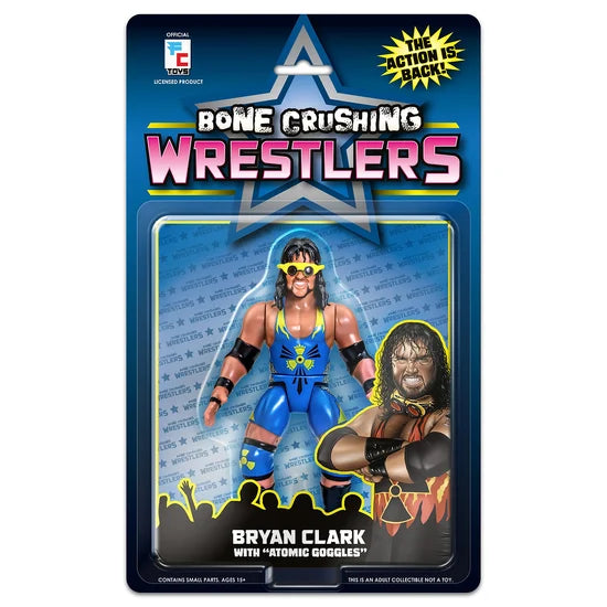 FCToys Bone Crushing Wrestlers 1 Bryan Clark [1/400 Blue Variant] Action & Toy Figures Pwcatalog