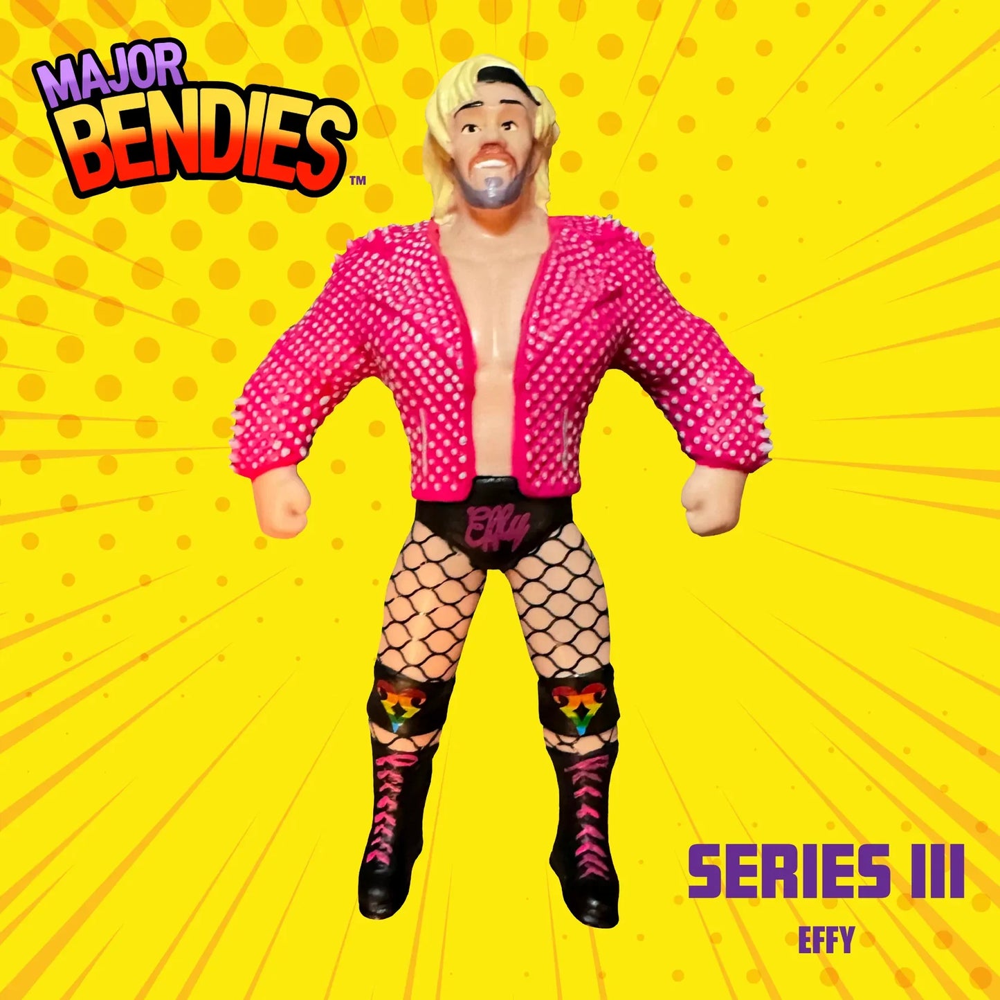 Major Wrestling Figure Podcast Major Bendies Series 3 Effy Action & Toy Figures PWcatalog