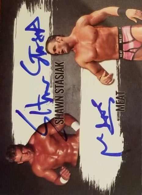 Shawn Stasiak / Meat trading card PW Catalog