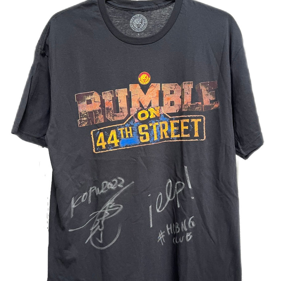 [Autographed] Shingo Takagi and El Phantasmo KOPW 2022 Rumble on 44th Street Event T-Shirt T-Shirt PW Catalog