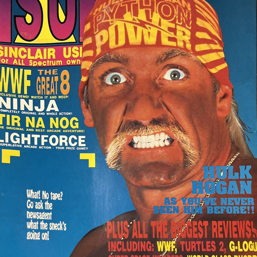 Sinclair User No. 118 December 1991 Hulk Hogan from the UK