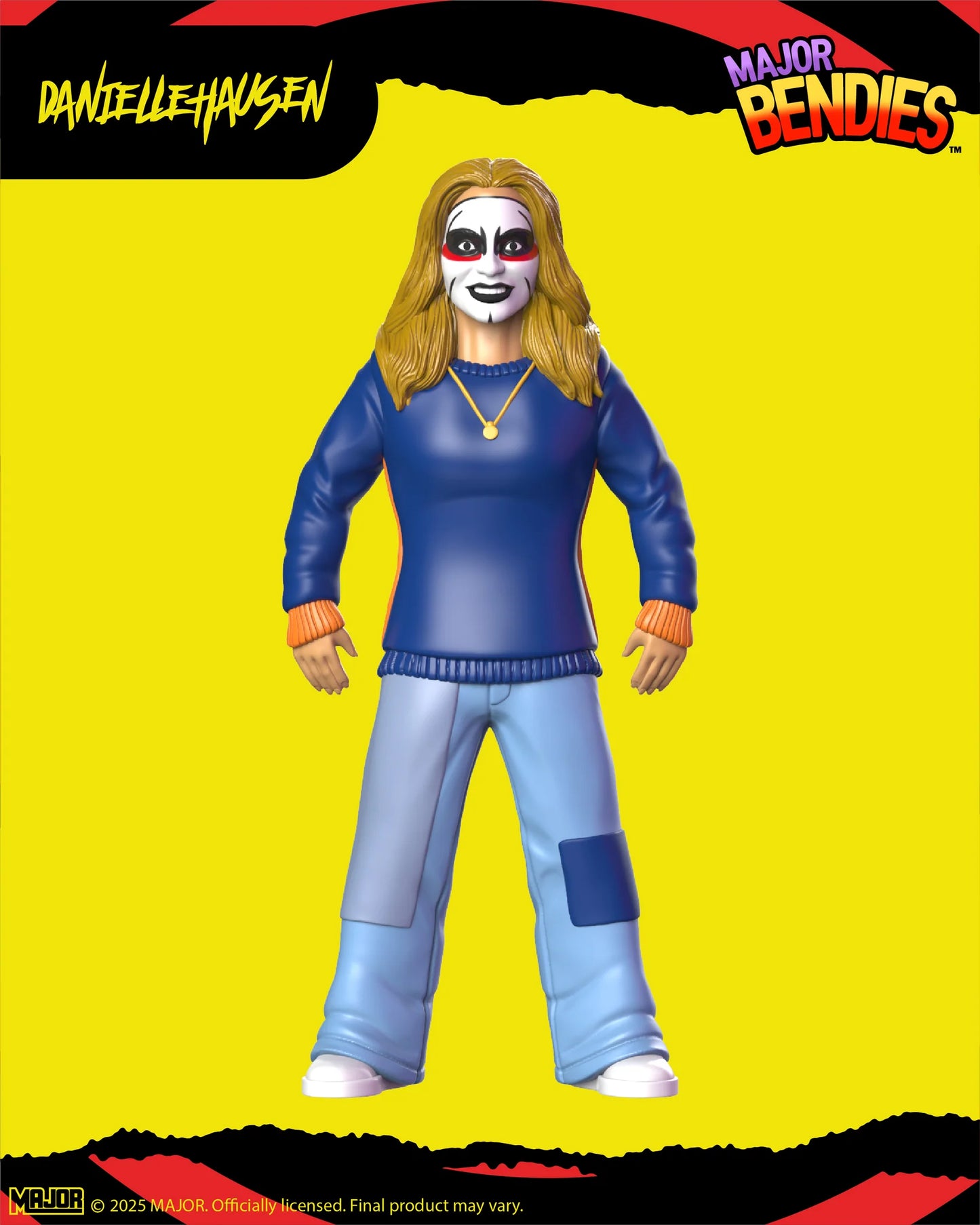 Major Wrestling Figure Podcast Major Bendies Daniellehausen (Topanga, Danielle Fishel) Action & Toy Figures PWcatalog