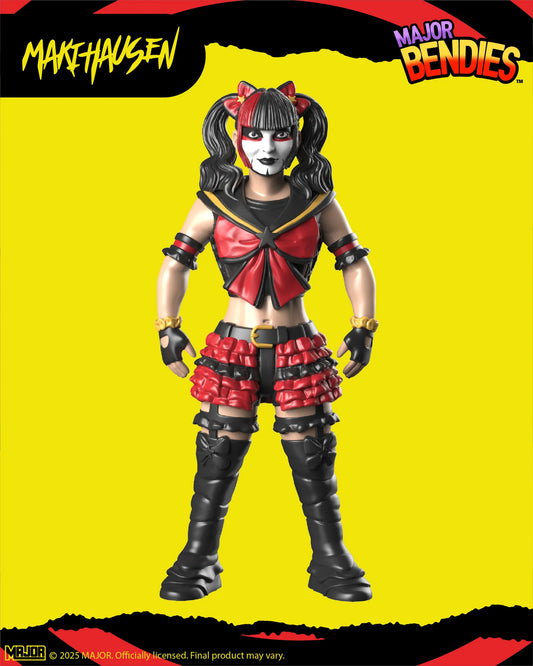 Major Wrestling Figure Podcast Major Bendies Makihausen Maki Itoh Action & Toy Figures PWcatalog