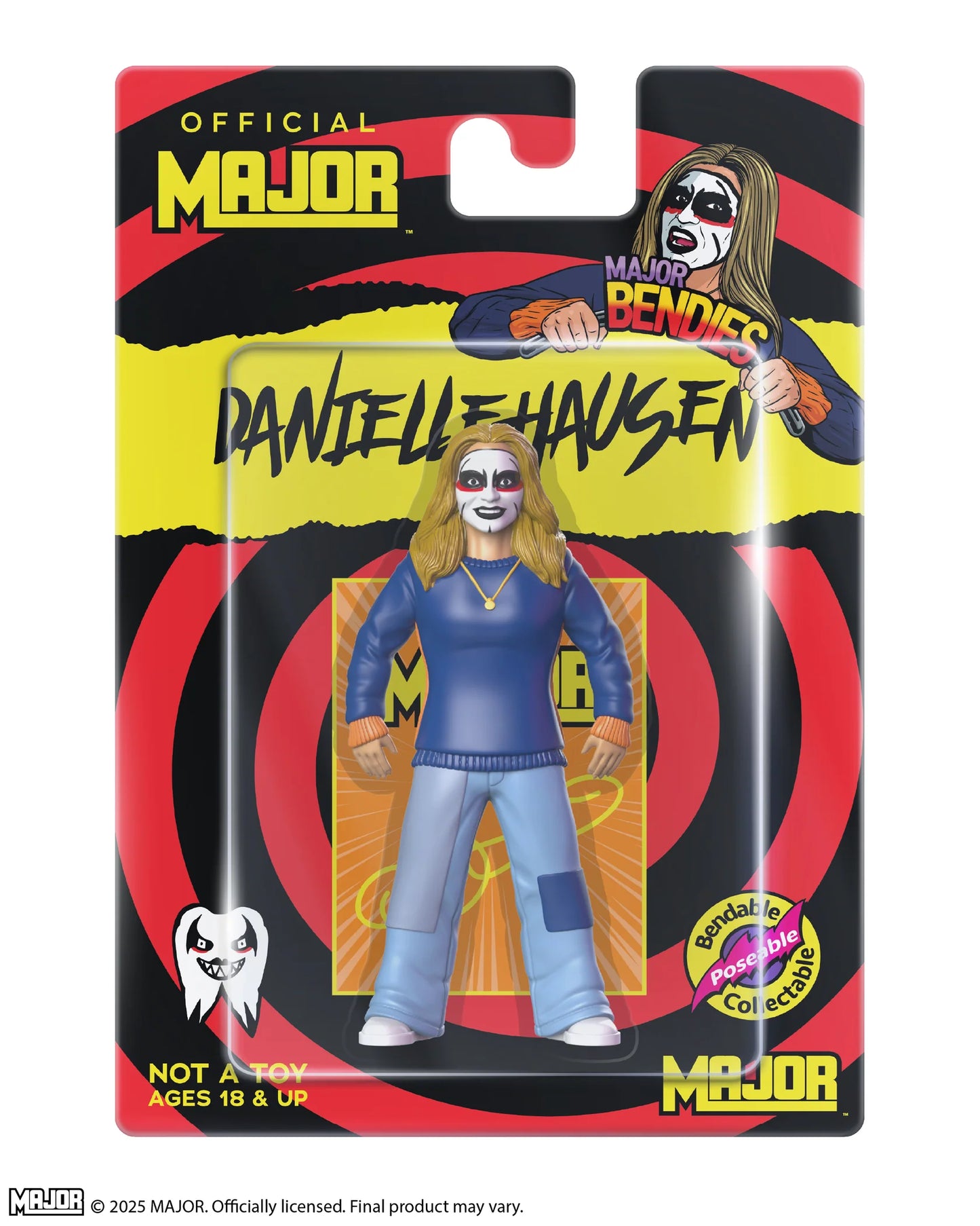 Major Wrestling Figure Podcast Major Bendies Daniellehausen (Topanga, Danielle Fishel) Action & Toy Figures PWcatalog
