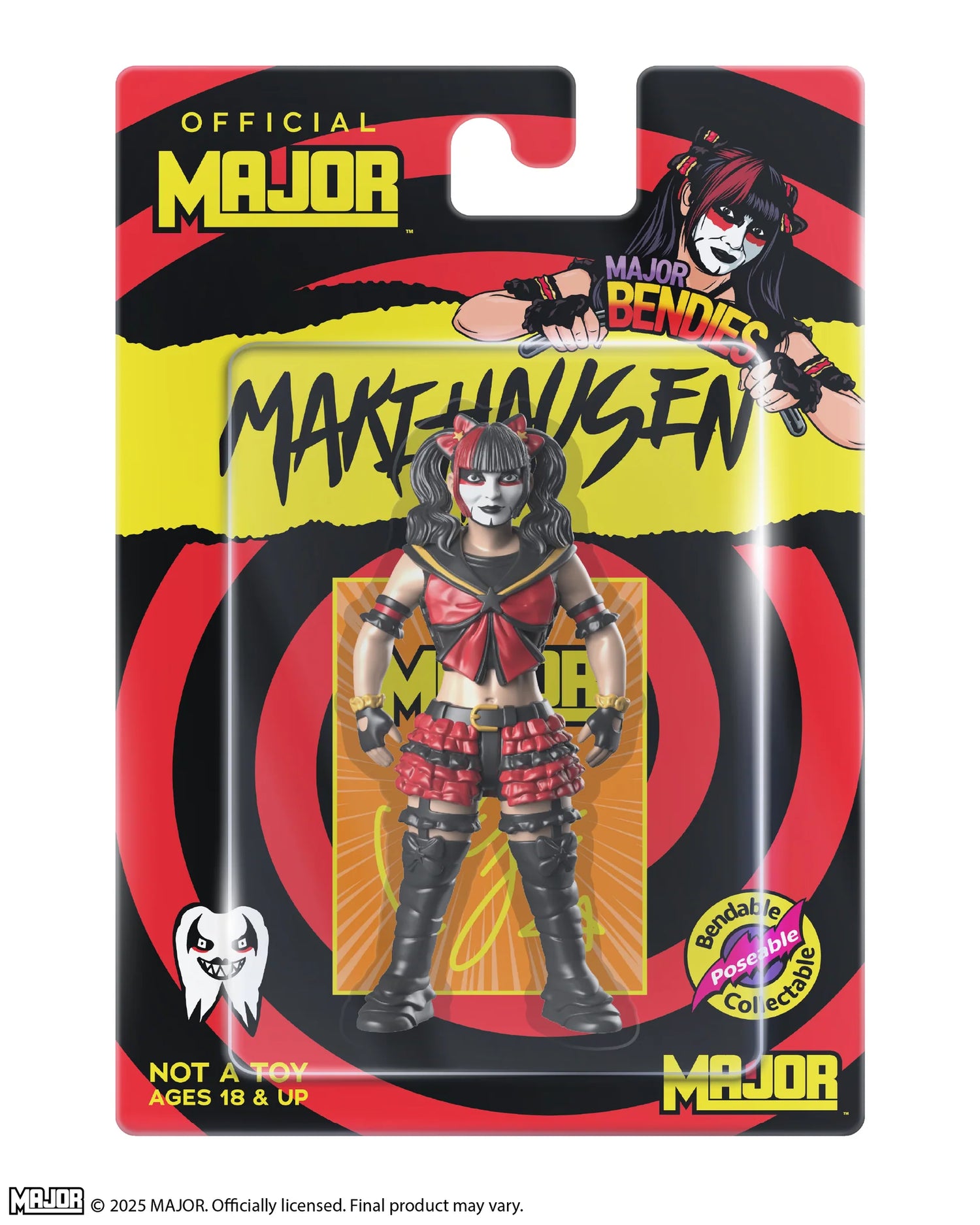 Major Wrestling Figure Podcast Major Bendies Makihausen Maki Itoh Action & Toy Figures PWcatalog