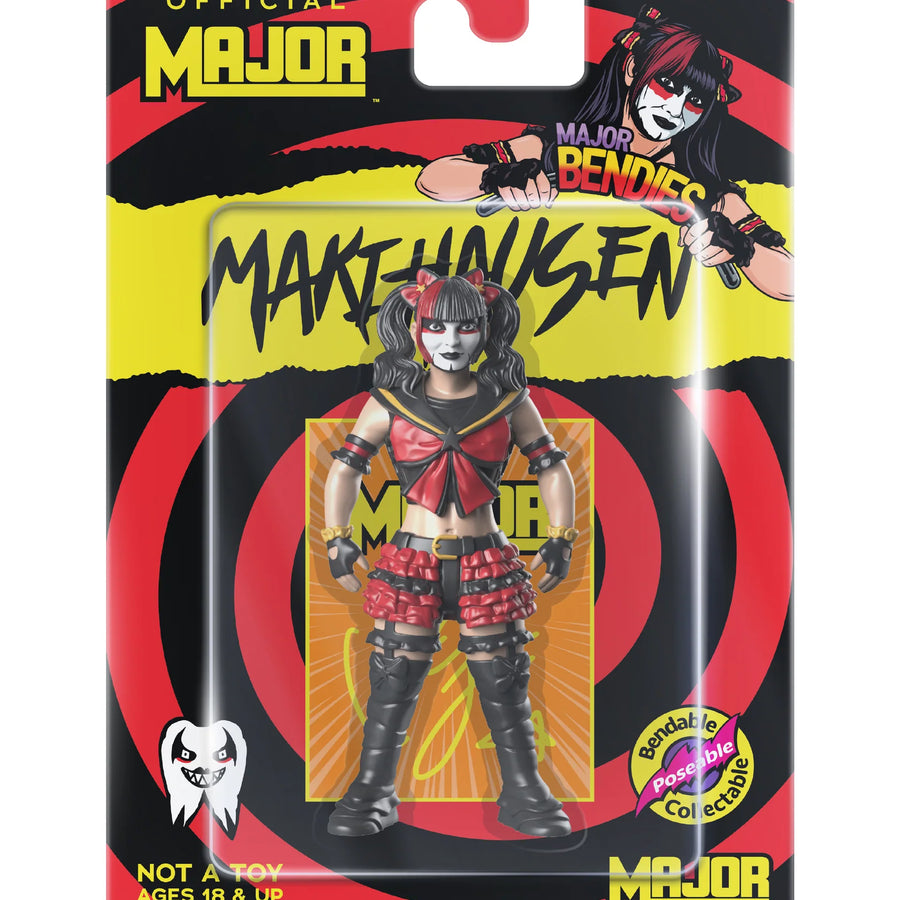Major Wrestling Figure Podcast Major Bendies Makihausen Maki Itoh Action & Toy Figures PWcatalog