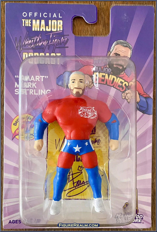 Major Wrestling Figure Podcast Major Bendies Series 1 "Smart" Mark Sterling Action & Toy Figures PWcatalog