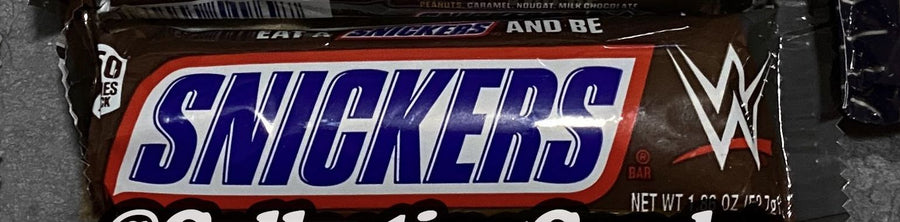 WWE Snickers Bar WrestleMania 37 dollar general exclusive PWcatalog
