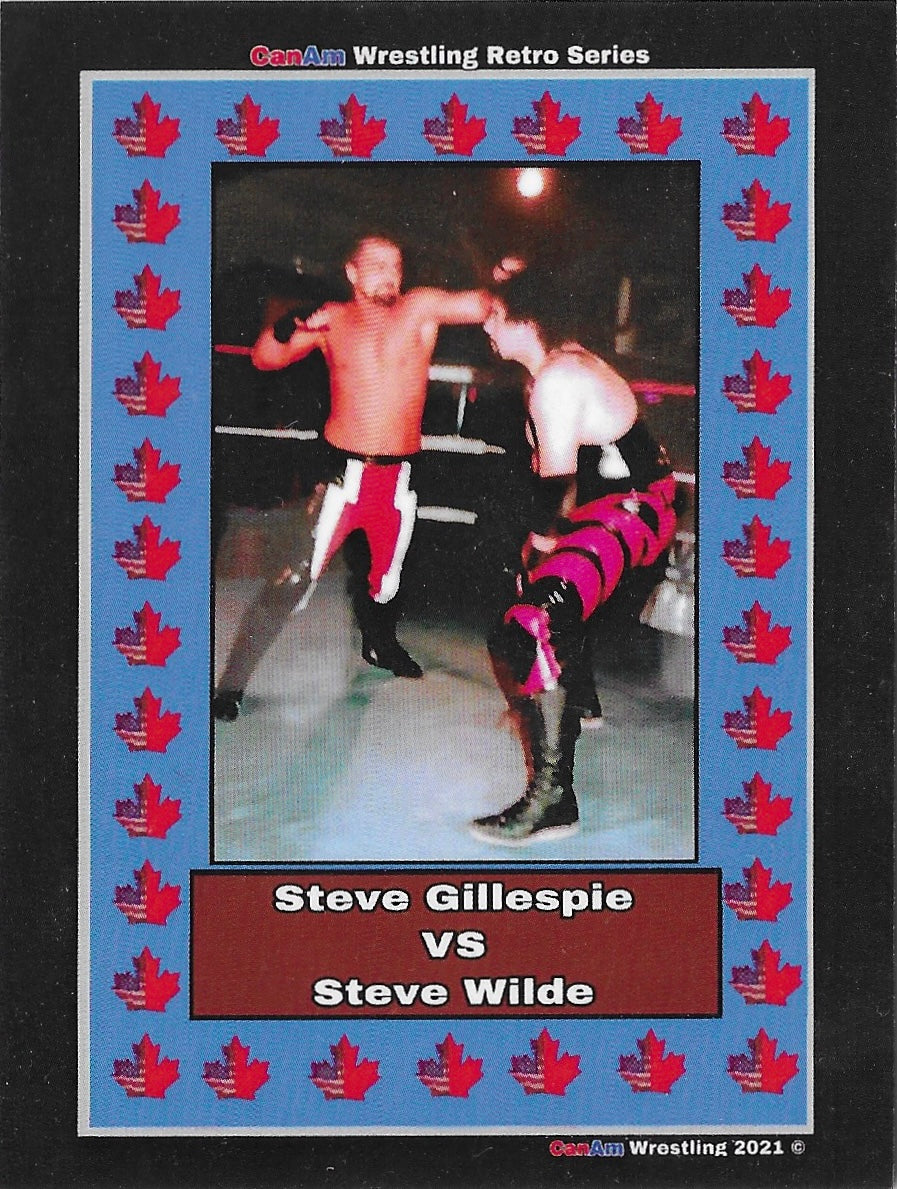 Steve Gillespie vs Steve Wilde