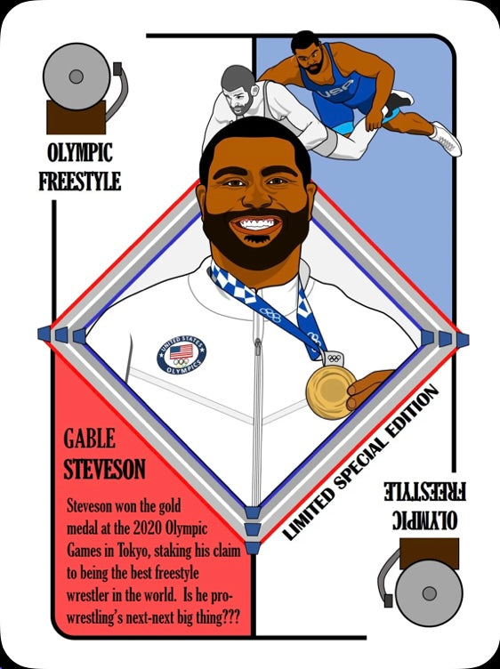 Gable Steveson trading card PW Catalog