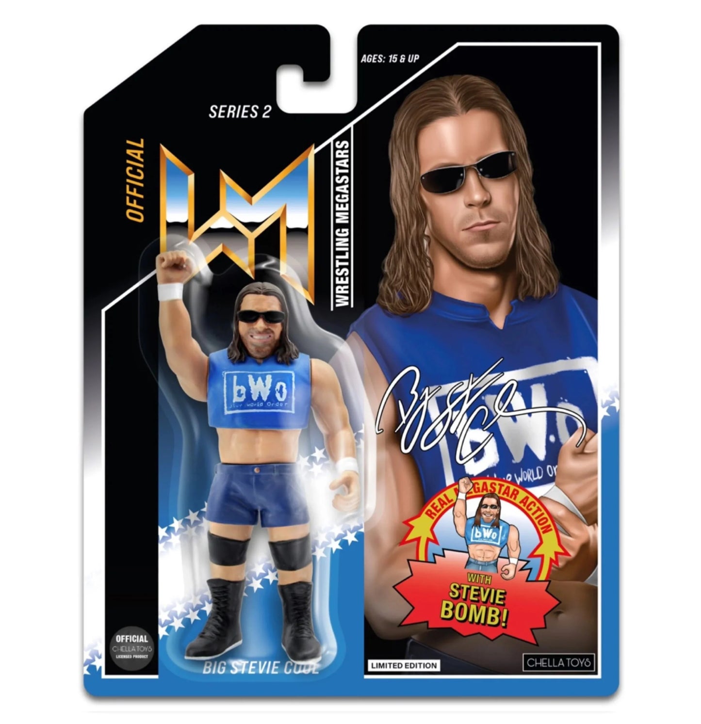 Chella Toys Wrestling Megastars 2 Big Stevie Cool Action & Toy Figures Pwcatalog