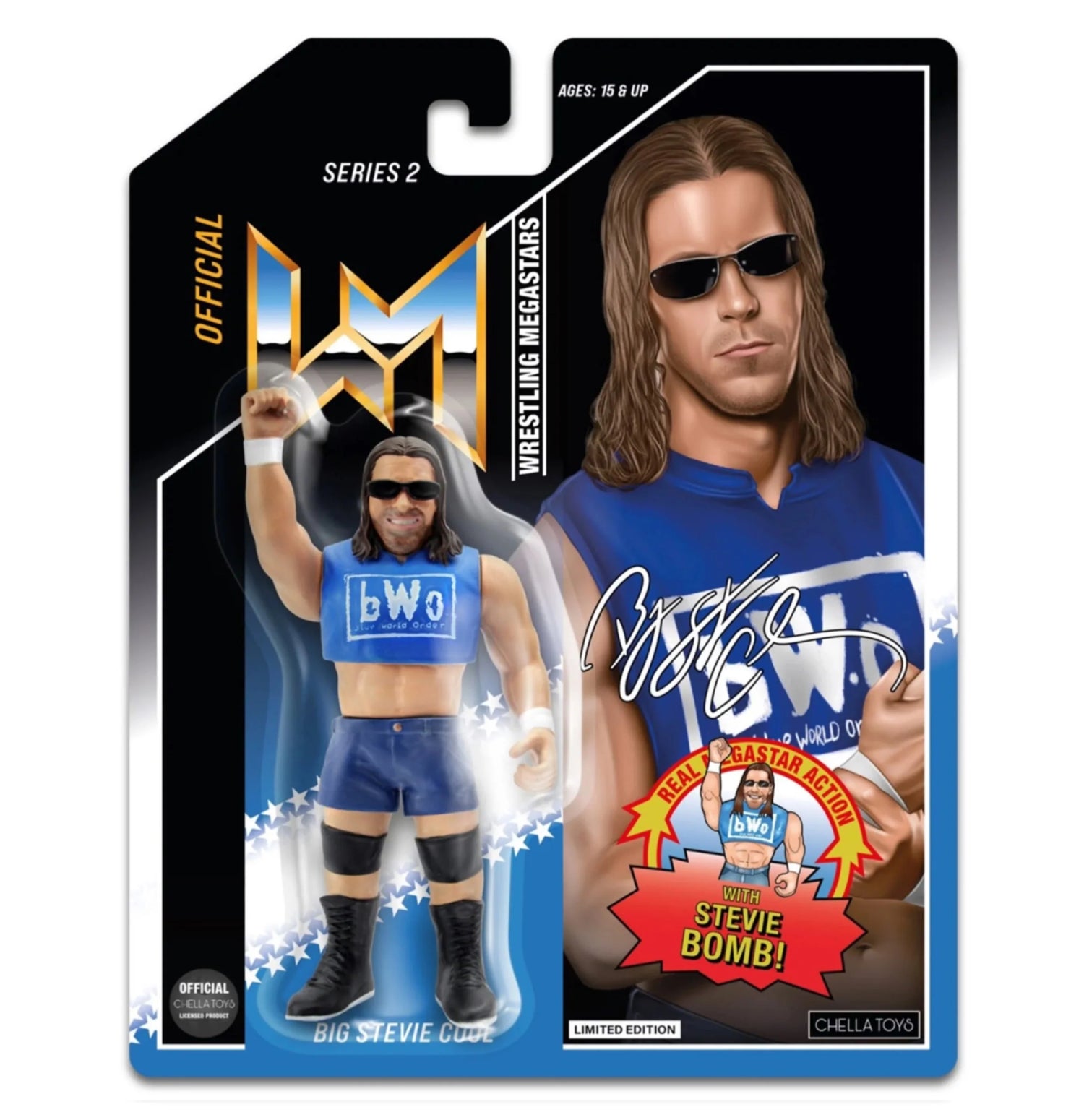 Chella Toys Wrestling Megastars 2 Big Stevie Cool Action & Toy Figures Pwcatalog