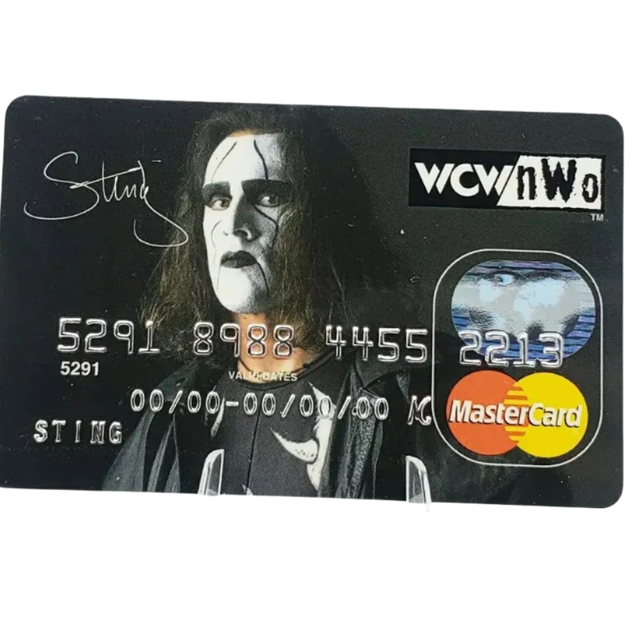 Sting WCW Mastercard credit card 1998 PW Catalog