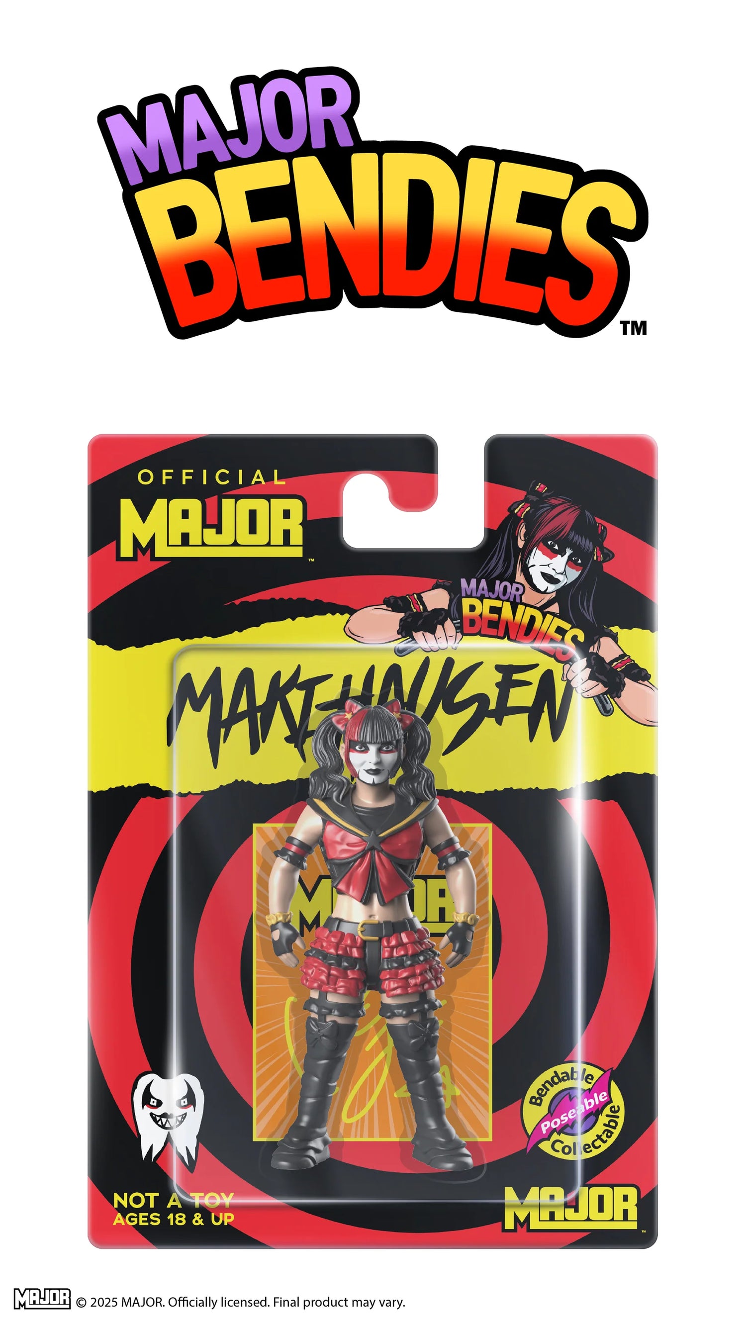 Major Wrestling Figure Podcast Major Bendies Makihausen Maki Itoh Action & Toy Figures PWcatalog