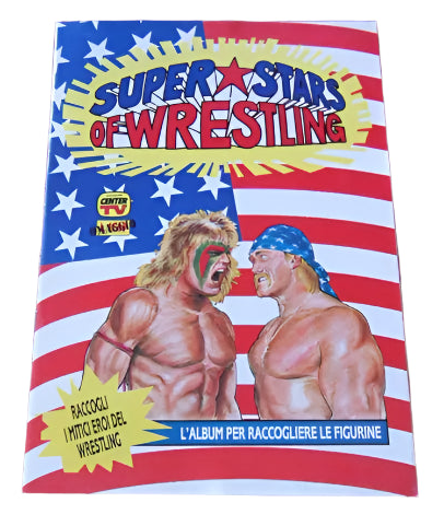 Super Stars of Wrestling Stickers Album 1994 From Italy Stickers Album PW Catalog