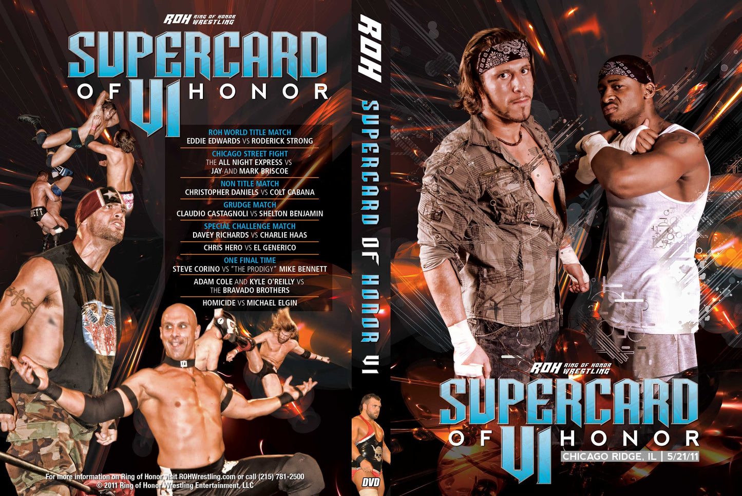 Supercard of Honor VI- Chicago Ridge, IL 05/21/11(DVD)