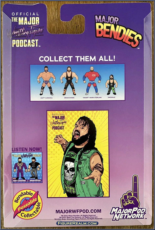 Major Wrestling Figure Podcast Major Bendies Series 1 Swoggle Action & Toy Figures PWcatalog
