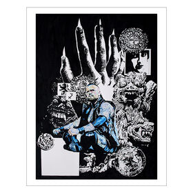 Aleister Black 11 x 14 Rob Schamberger Art Print Wall art PW Catalog