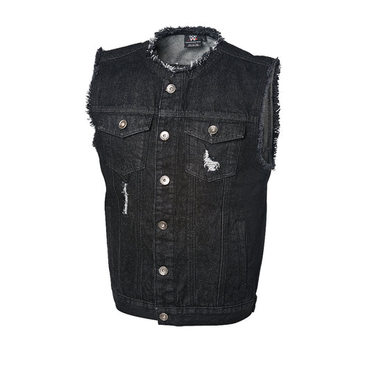 Aleister Black "Fade To Black" Denim Vest PW Catalog
