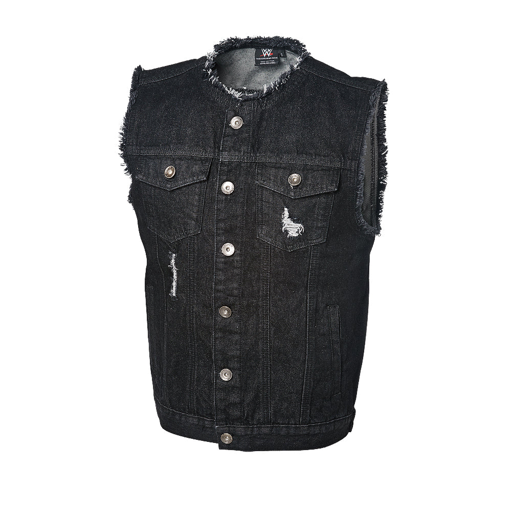Aleister Black "Fade To Black" Denim Vest