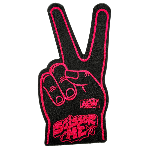 The Acclaimed - Scissor Me foam finger Black AEW Foam PWcatalog
