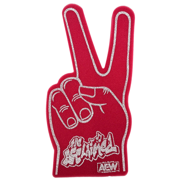 The Acclaimed - Scissor Me foam finger Pink AEW