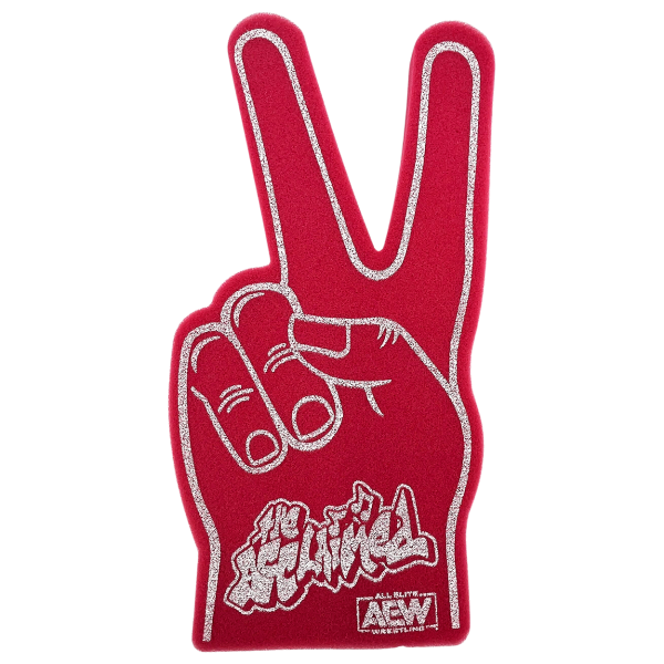The Acclaimed - Scissor Me foam finger Pink AEW Foam PWcatalog