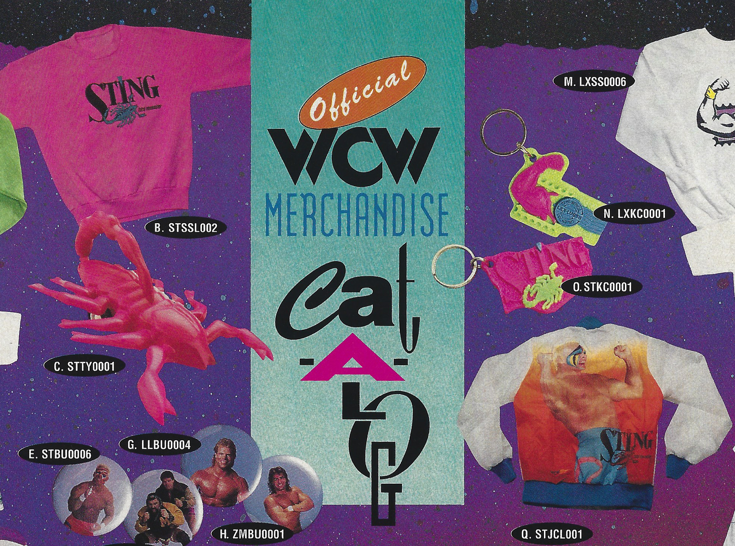 WCW Catalog 1992 Magazine PWcatalog