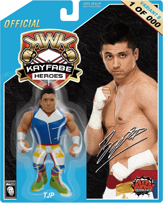 KWK Kayfabe Heroes Series 2 TJP [Variant B] PW Catalog