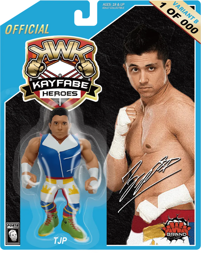 KWK Kayfabe Heroes Series 2 TJP [Variant B]