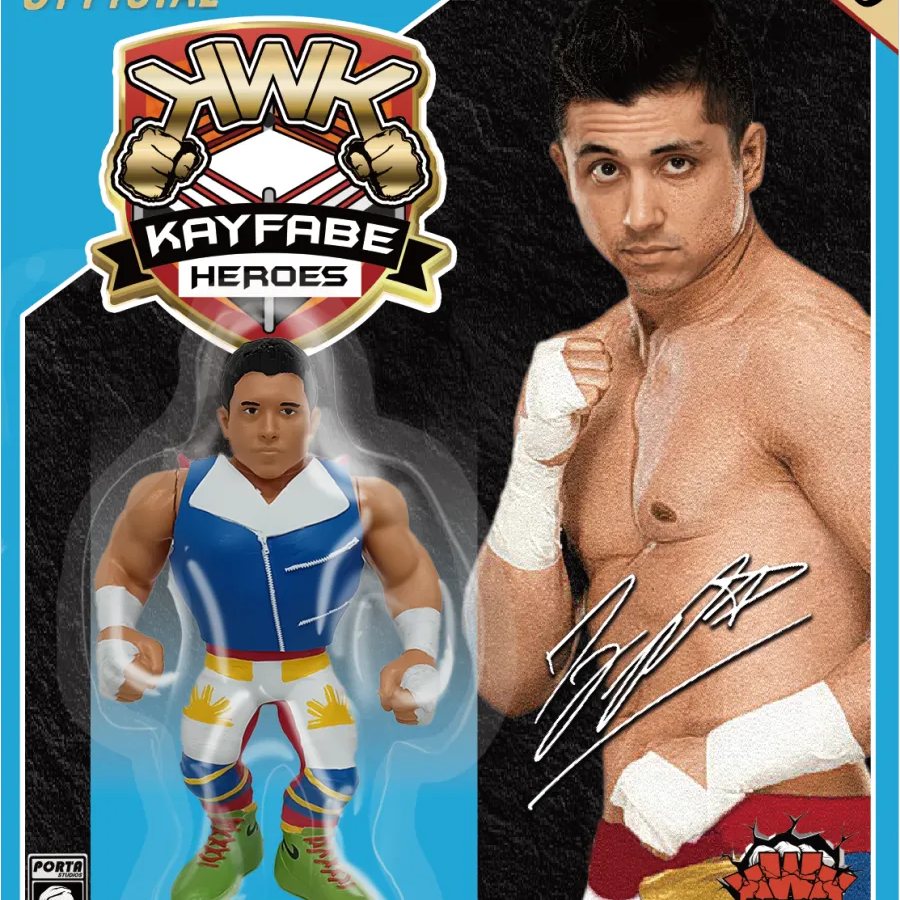 KWK Kayfabe Heroes Series 2 TJP [Variant B] PW Catalog