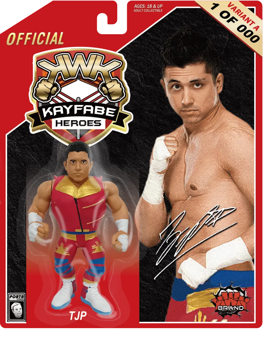 KWK Kayfabe Heroes Series 2 TJP [Variant A] PW Catalog