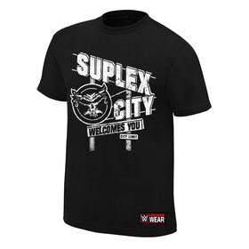 Brock Lesnar "Suplex City Welcomes You" Authentic T-Shirt T-Shirt PW Catalog