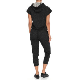 Tapout Cropped Sleeveless Women's Black Hoodie