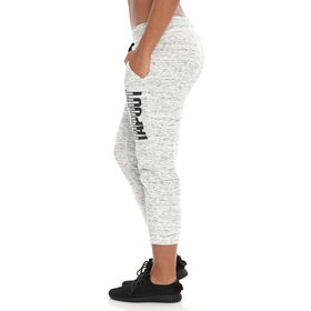 Tapout Cropped Sleeveless Women's Marshmallow Hoodie
