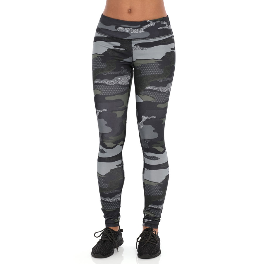 Tapout Women's Black Camo Leggings