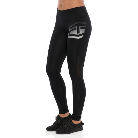 Tapout "Headliner" Women's Black Metallic Leggings PW Catalog