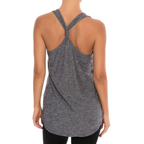 Tapout Back Knot Black Heather Tank Top