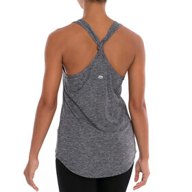 Tapout Back Knot Black Heather Women's Tank Top