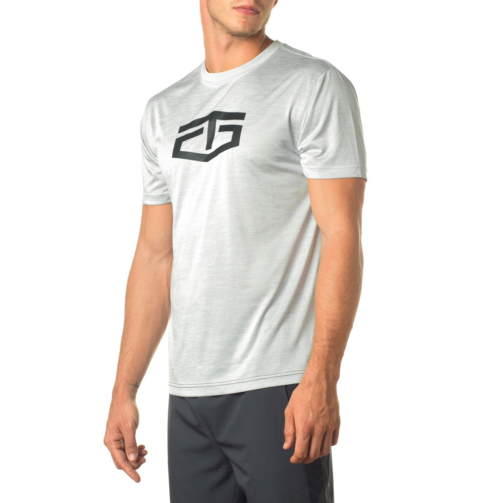 Tapout White Heather Logo T-Shirt T-Shirt PW Catalog