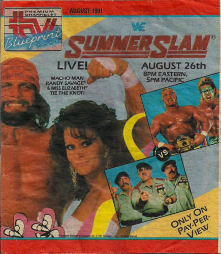 TV Blueprint 1991 August Hulk Hogan, Randy Savage