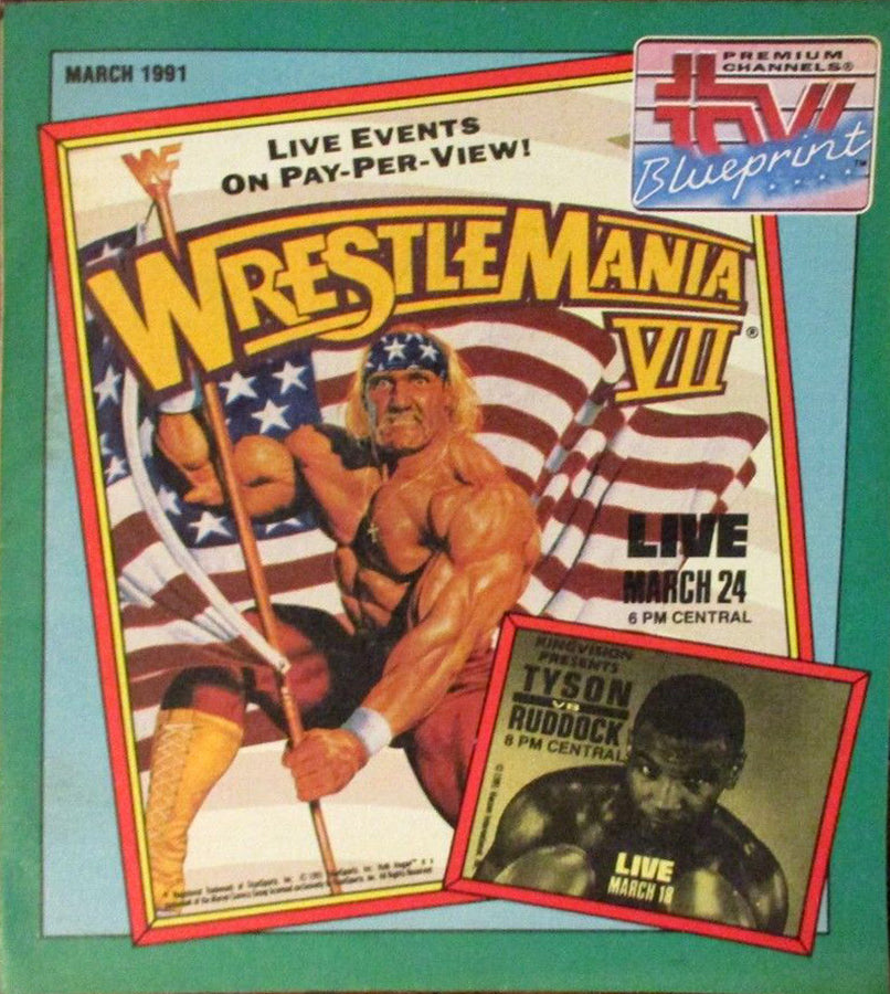 TV Blueprint 1991 March Hulk Hogan Magazine PWcatalog