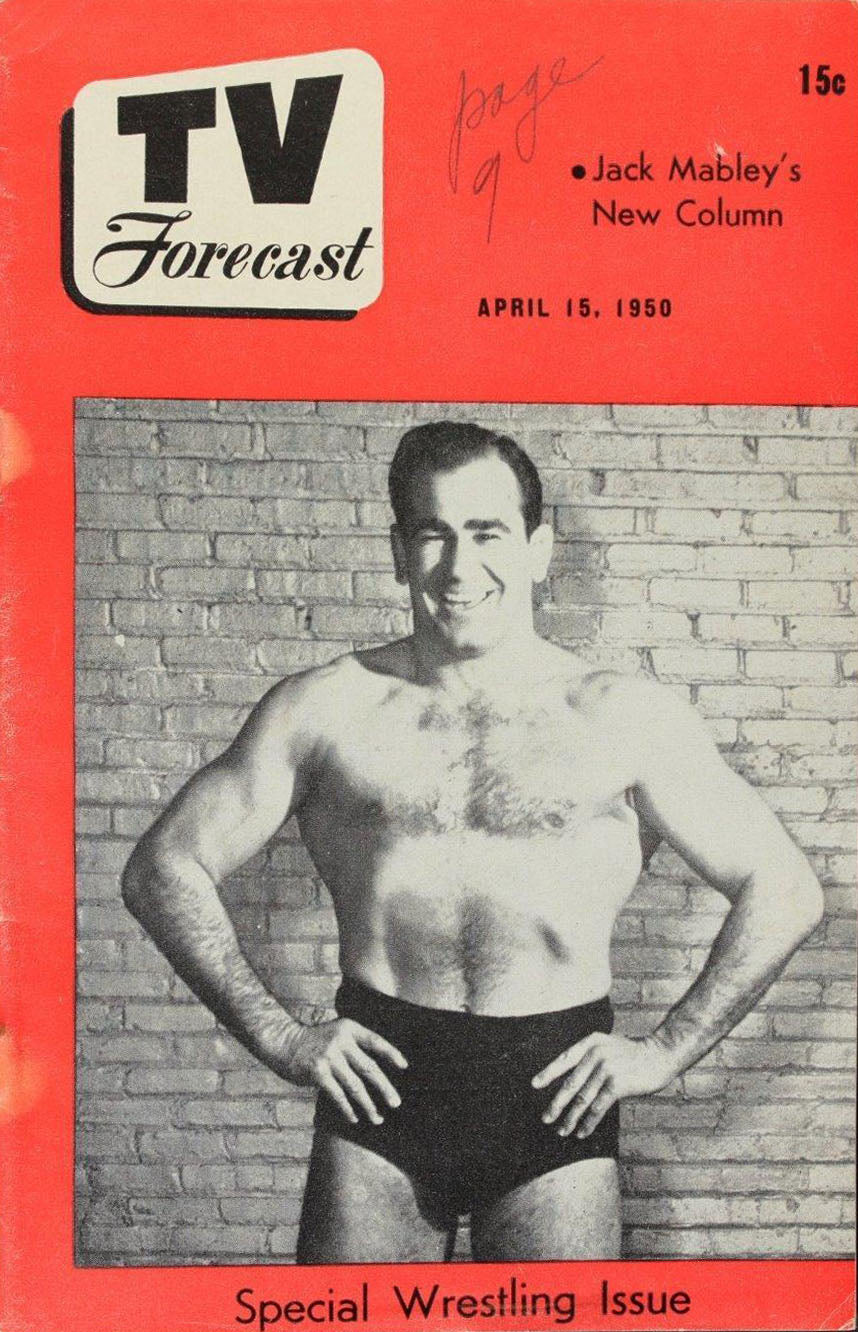 TV FORECAST April 1950 Lou Thez