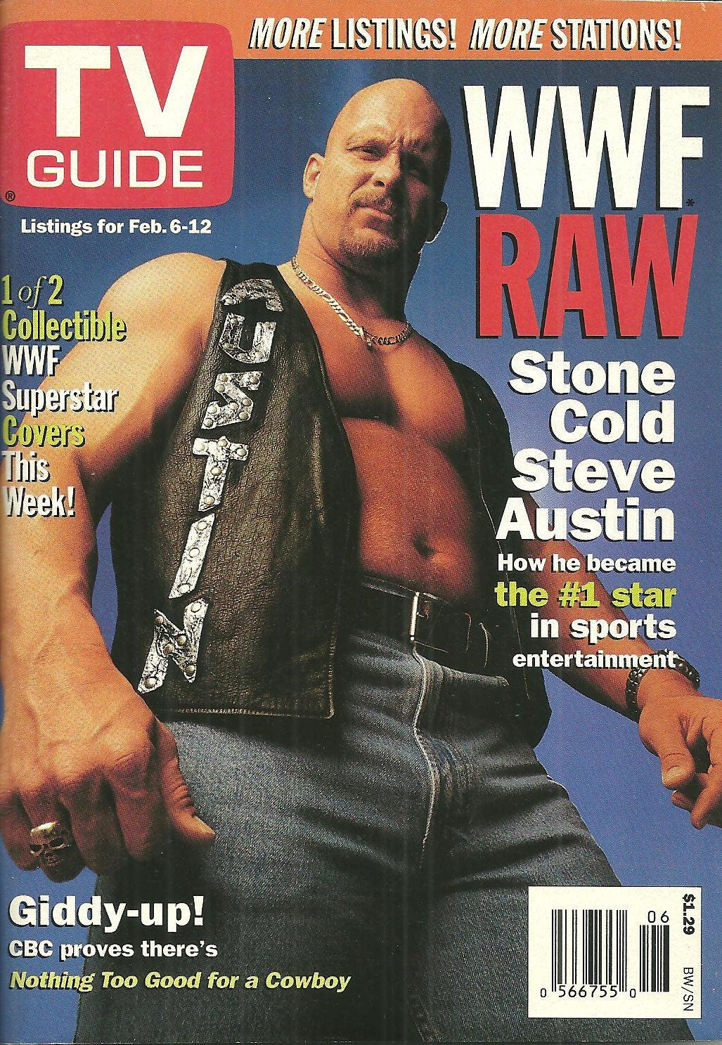 TV Guide February 1999 Steve Austin 1 of 2