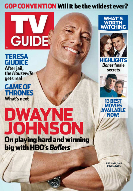 TV Guide July 2016 The Rock Magazine PWcatalog