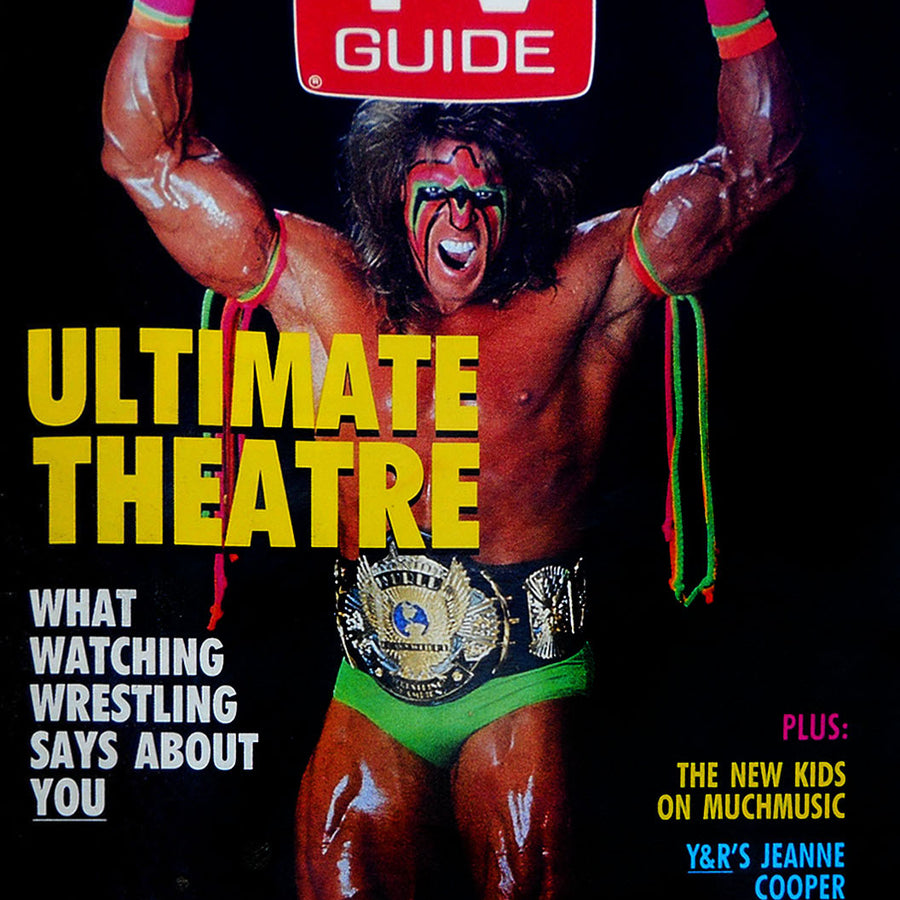 TV Guide July-August 1990 The Ultimate Warrior Magazine PWcatalog