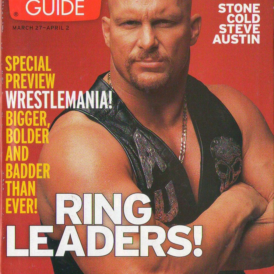 TV Guide March 1999 Steve Austin 1 of 4 Magazine PWcatalog